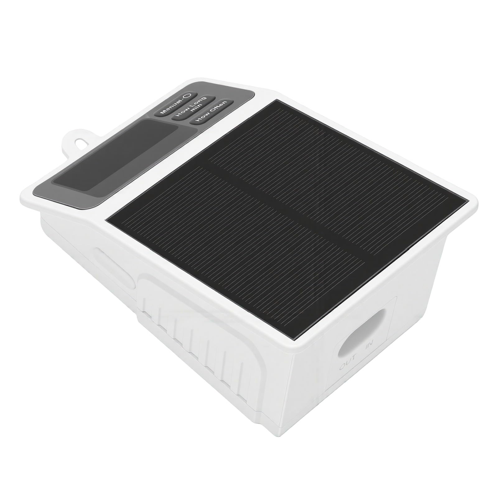 Bewinner de Riego por Goteo Automático Solar, Kit de Riego Automático Impermeable IPX5 de 630 Ml/min para Jardín con Batería de 2200 MAh, Carga Dual, Temporizador Ajustable - Cuidado Eficiente de