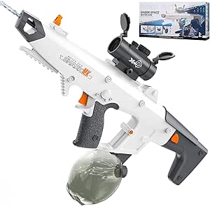 Electric Water Gun for Kids Adults - Automatic Squirt Guns Up to 33 Ft Long Range with Large Capacity 810cc, Summer Outdoor Beach Swimming Pool Party Toys, Gift for Boys Girls Age 6-12 Years Old Grey