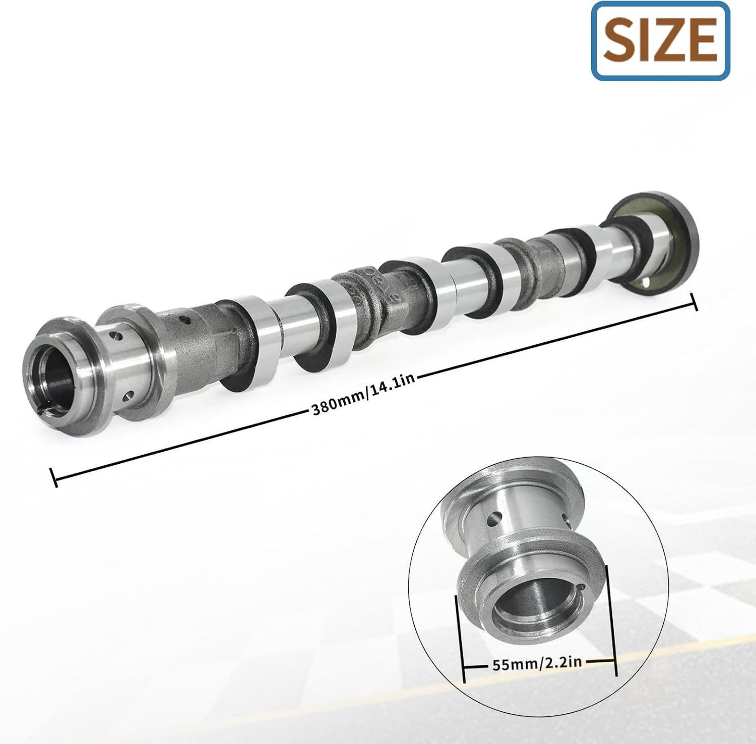 5184377AG Left Side Exhaust Camshaft Fit for J-eep/C-hrysler/D-odge/Ram Vehicles with 3.6L Engine V6 Models 5184377AD 5184377AE 5184377AF 5184377AH