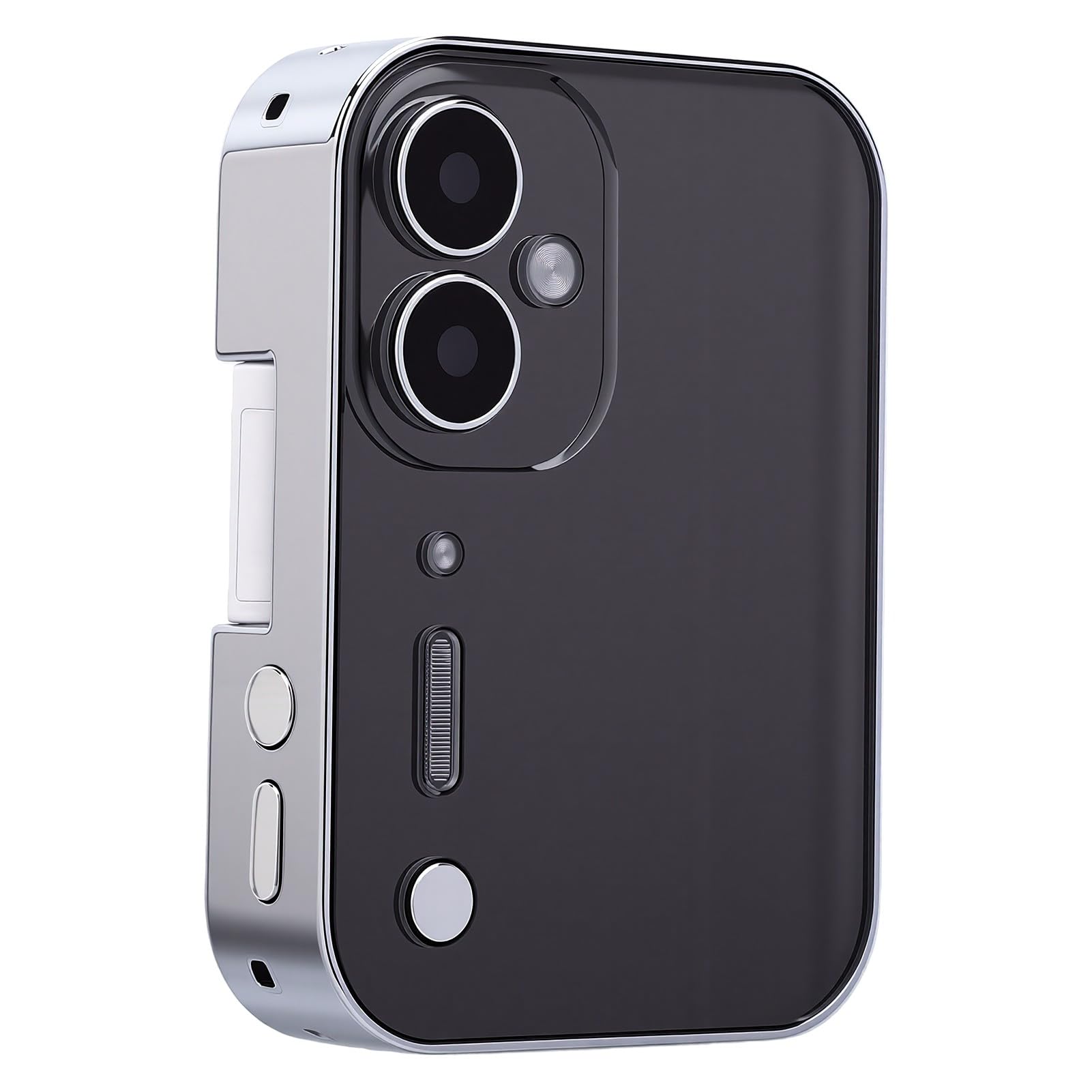 XUMIUZIY 4K Digitale Musik Kamera, 64MP CCD, 3 Zoll Klapp-Touchscreen für | Zinklegierung, OTG-Telefonfreigabe, 3600-mAh-Akku, 16 Beauty-Filter, Wiedergabe über Externen Lautsprecher oder Kopfhörer