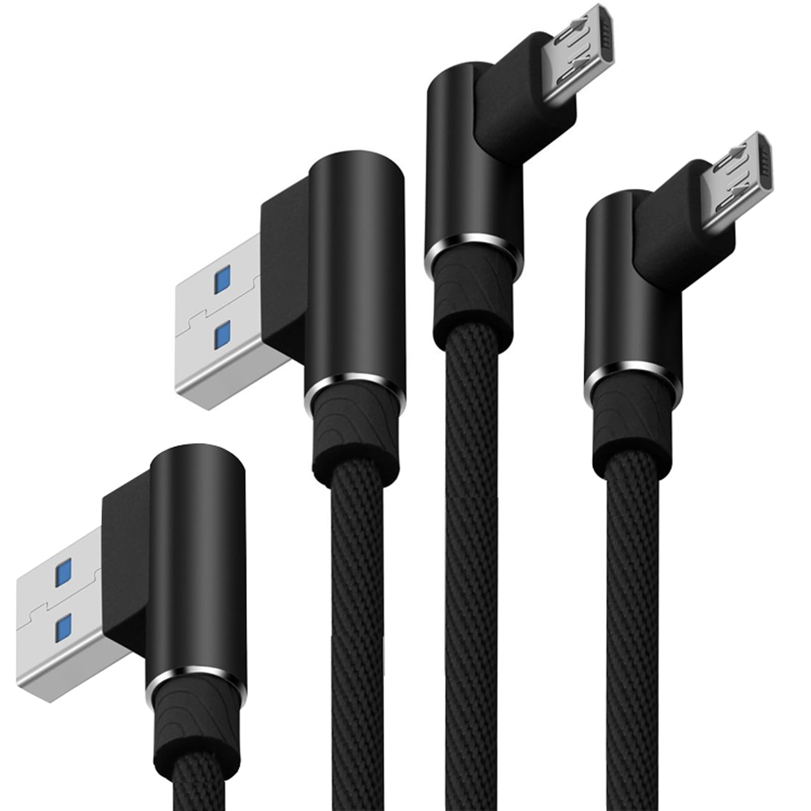 Amazon.co.jp: [LALASTA] USBケーブル L字 micro USB 2本 セット