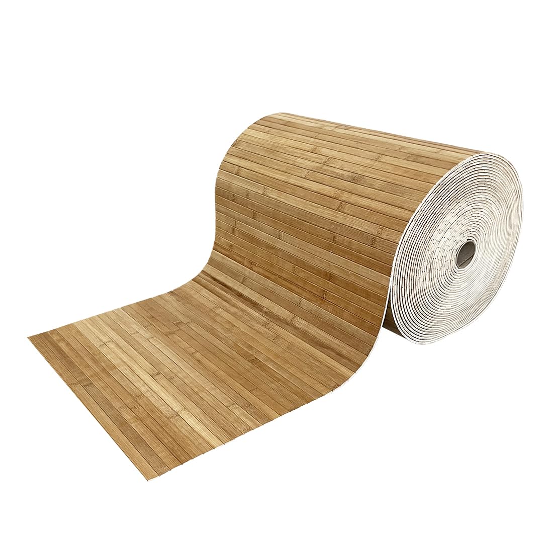 Acomoda Textil – Alfombra Bambú al Corte por Metros para Pasillo, Hogar y Oficina. Alfombra Larga Antideslizante, Lavable y Acolchada de Cocina, Alfombrilla Entrada y Recibidor. (3 Metros, Natural)