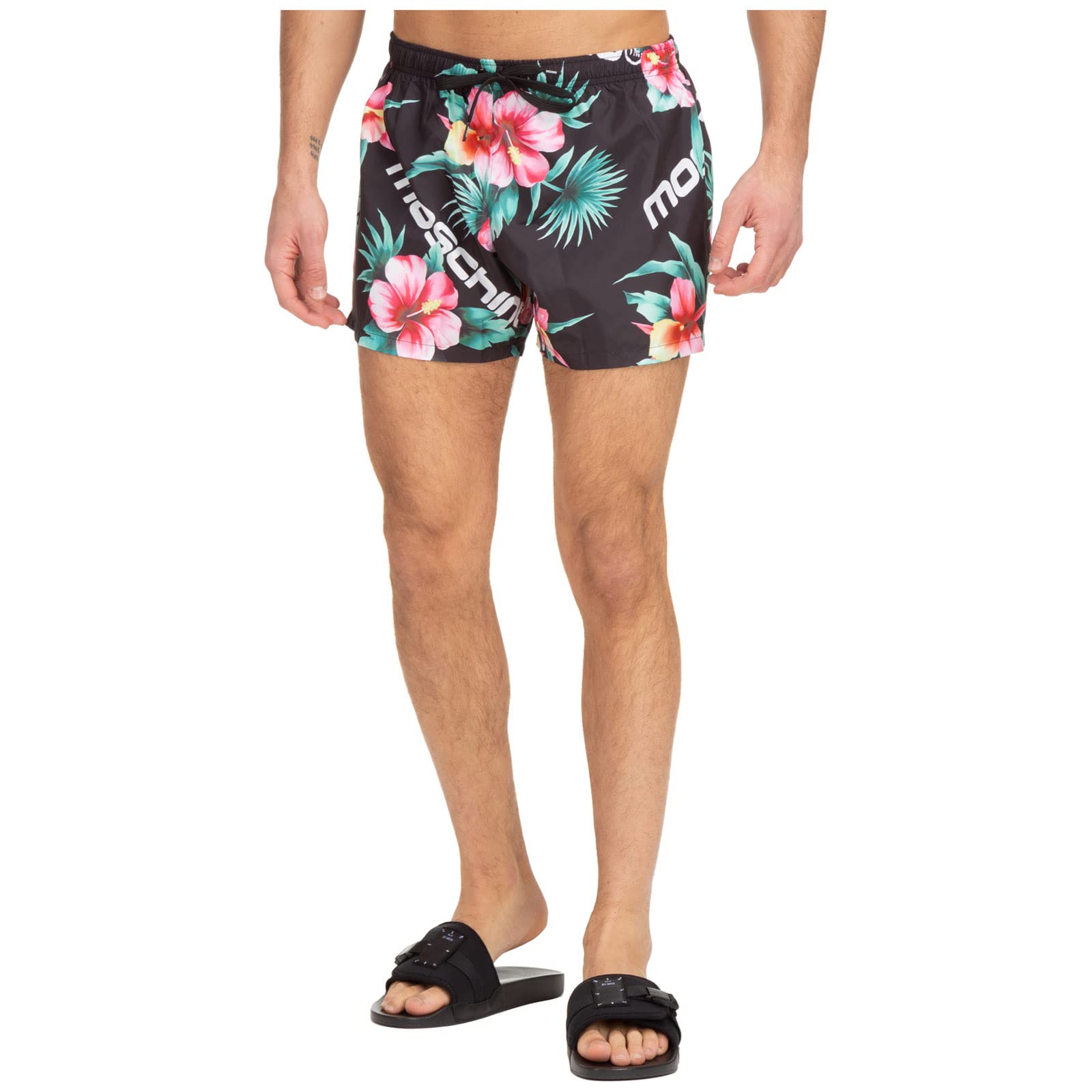 Moschino Kąpielówki męskie Nero, czarny, 5