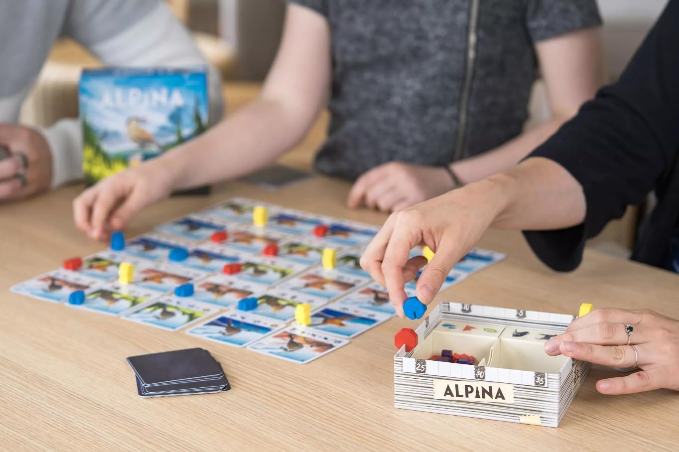 Helvetiq Alpina Card Game - Swiss Alps Hiking Adventure! Capture Stunning Landscapes & Wildlife in a Strategic Family Game for Kids & Adults, Ages 10+, 2-4 Players, 30 Minute Playtime