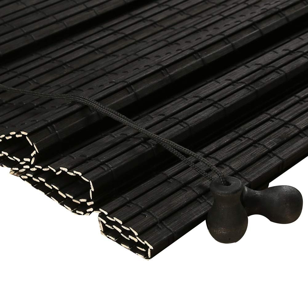 CHAXIA Roller Blind Bamboo Curtain Obscuration Bay Window Tea House Background Wall Cut Off Waterproof, 3 Colors (color : B, Size : 120×180cm)