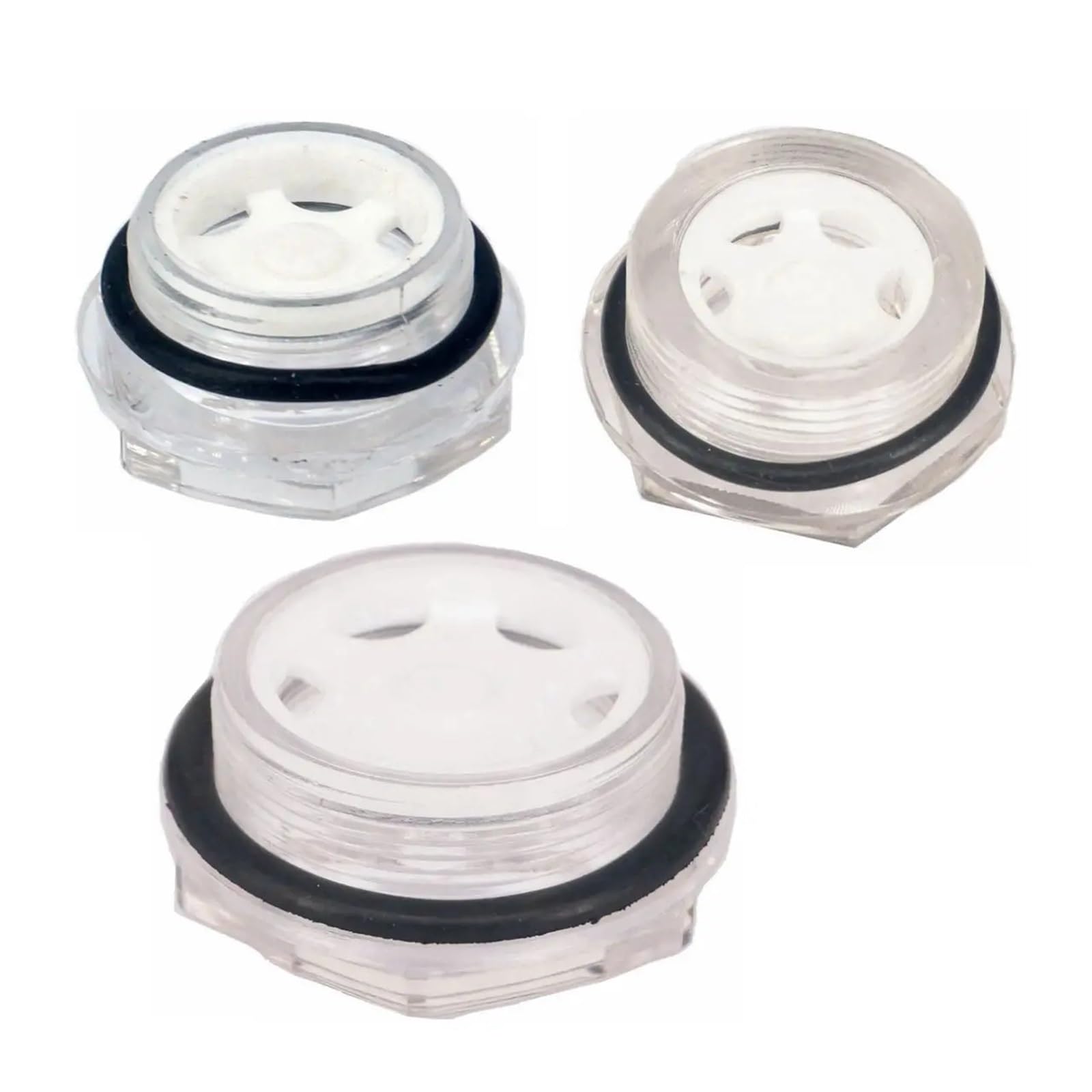 Mdbjtcyzn Men's One Color 5Pc 1/2" Bspp Hex Oil Level Viewer Sight Glass Window Air Compressor Gearbox