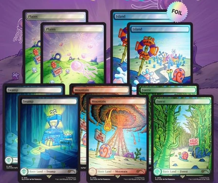 Amazon.com: MTG Secret Lair: Secret Lair x Sponge Bob Squarepants
