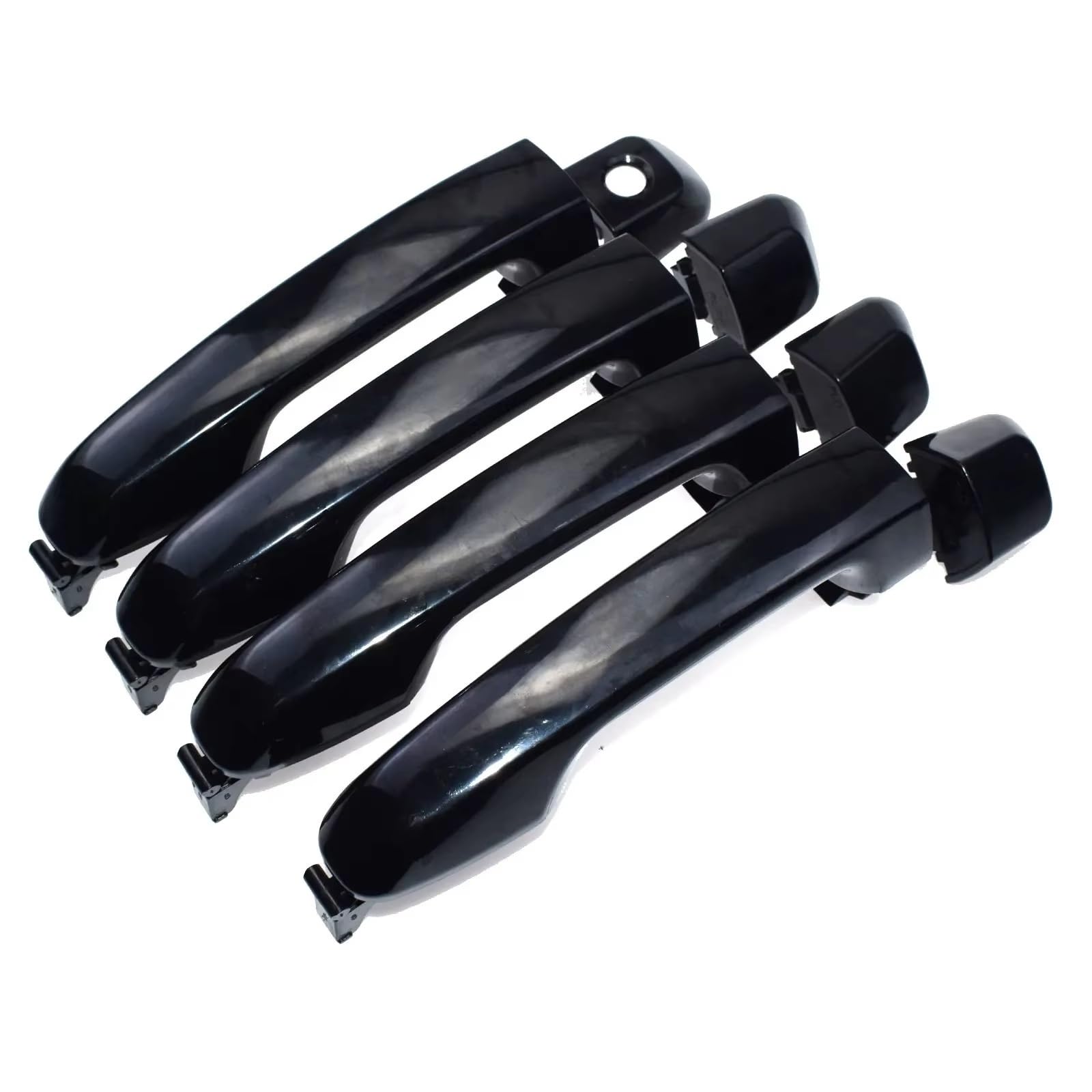 Xiaoyans 4Pcs Car Exterior Door Handles For Toyota For 4Runner For Prado For Landcruiser 2010-2017 Black Exterior Outer Outside Door Handle 69211-60090(4Pcs)