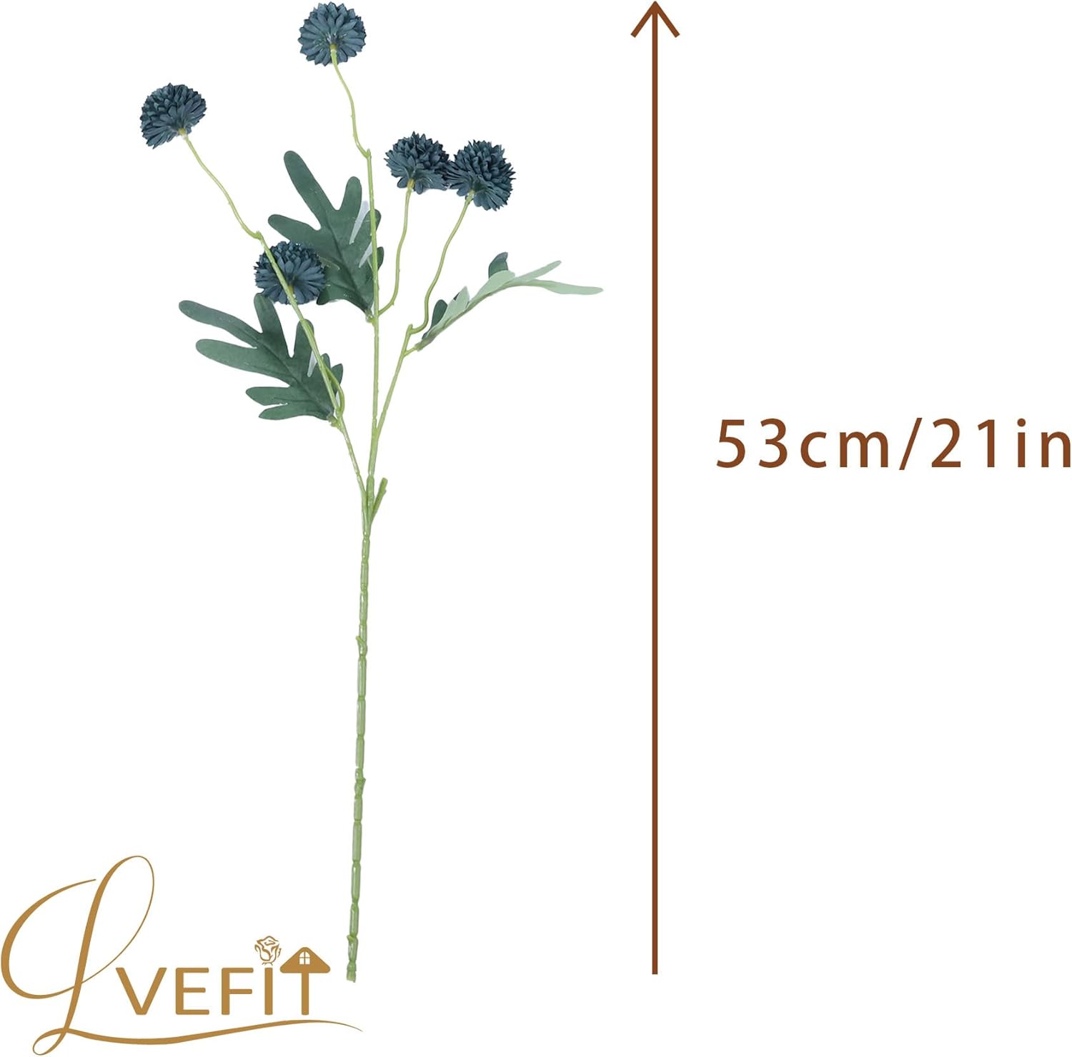 LVEFIT 10 Pcs Emerald Green Kiku Flower Fake Mums Long Stem Flowers,Faux Kiku Flower Bulk,Silk Flowers Mini Chrysanthemum Floral Arrangements,Artificial Flowers Chrysanth Mini Fake Flower