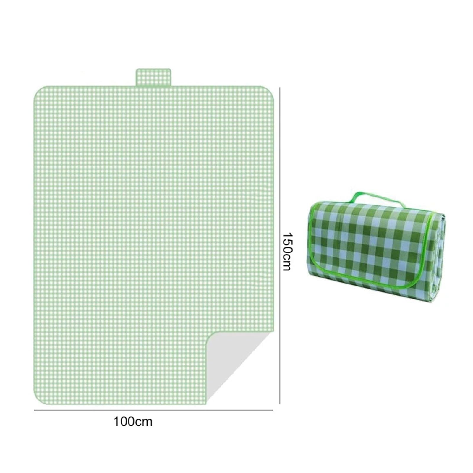 Tappetino da picnic impermeabile – Coperta portatile da campeggio per spiaggia, erba e picnic in famiglia, a prova di umidità per attività all'aperto primaverili ideali