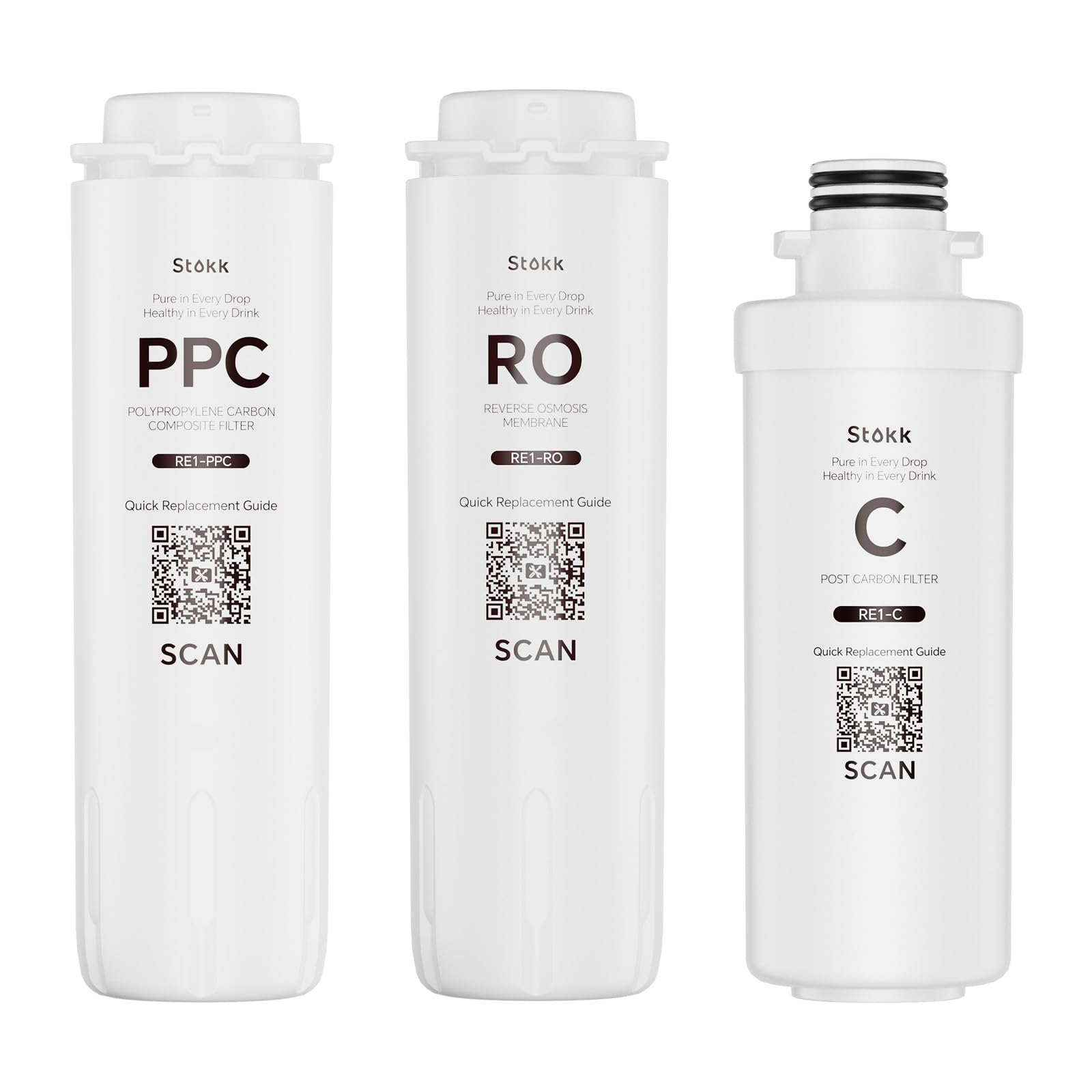 Stokk Reverse Osmosis System With RS1-RO600 Filter, 8 Stage RO Water