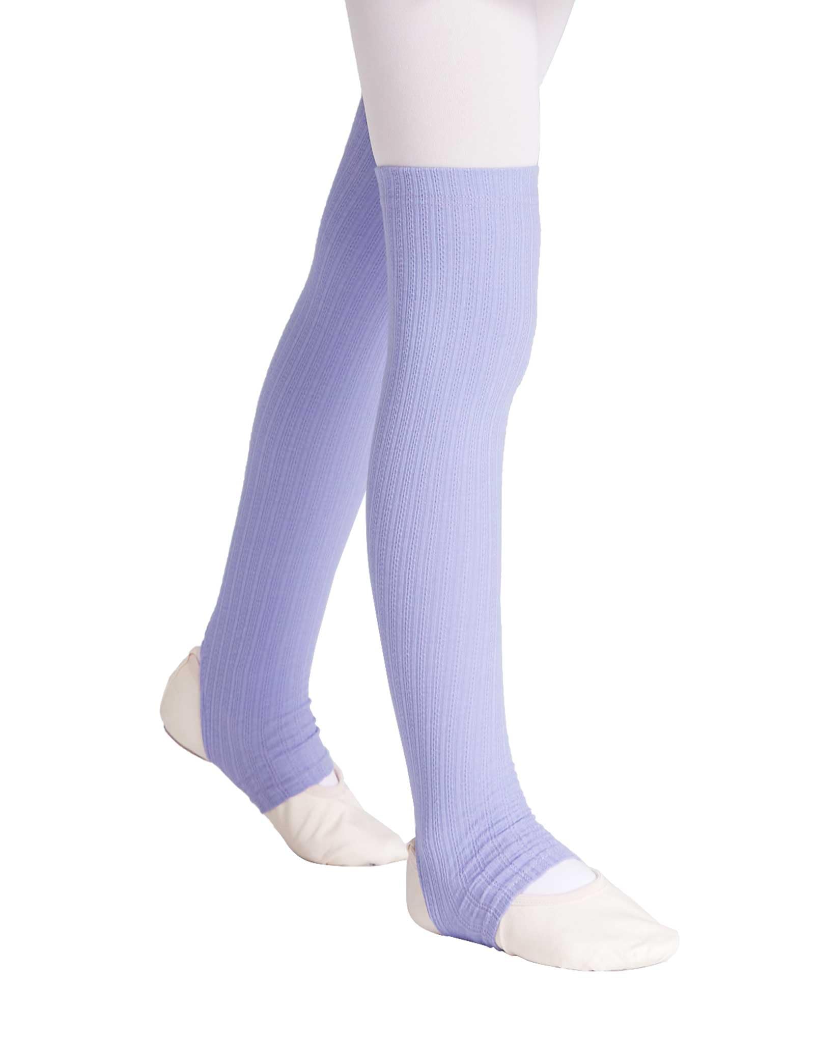 Toddler Ballet Stirrup Socks Knit Girls Leg Warmer Athletic Legsleeve
