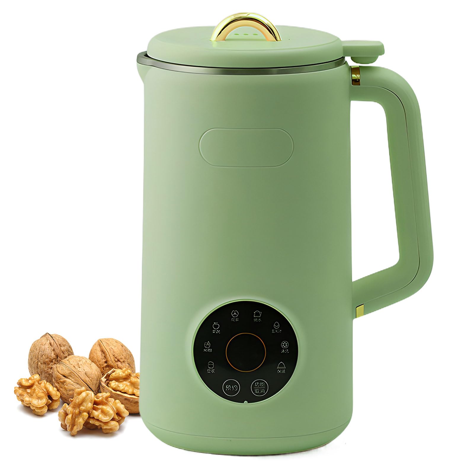 1000Ml Automatyczna Maszyna Do Produkcji Mleka Sojowego, 8 W 1 Maszyna Do Mleka Orzechowego Z Wyświetlaczem Led, Mleczna Maszyna Roślinna Z Timerem/automatycznym Czyszczeniem/bez Filtra/funkcja green