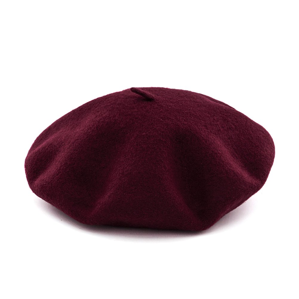 JOOWENWomen's Classic French Artist Solid 100% Wool Beret Hat