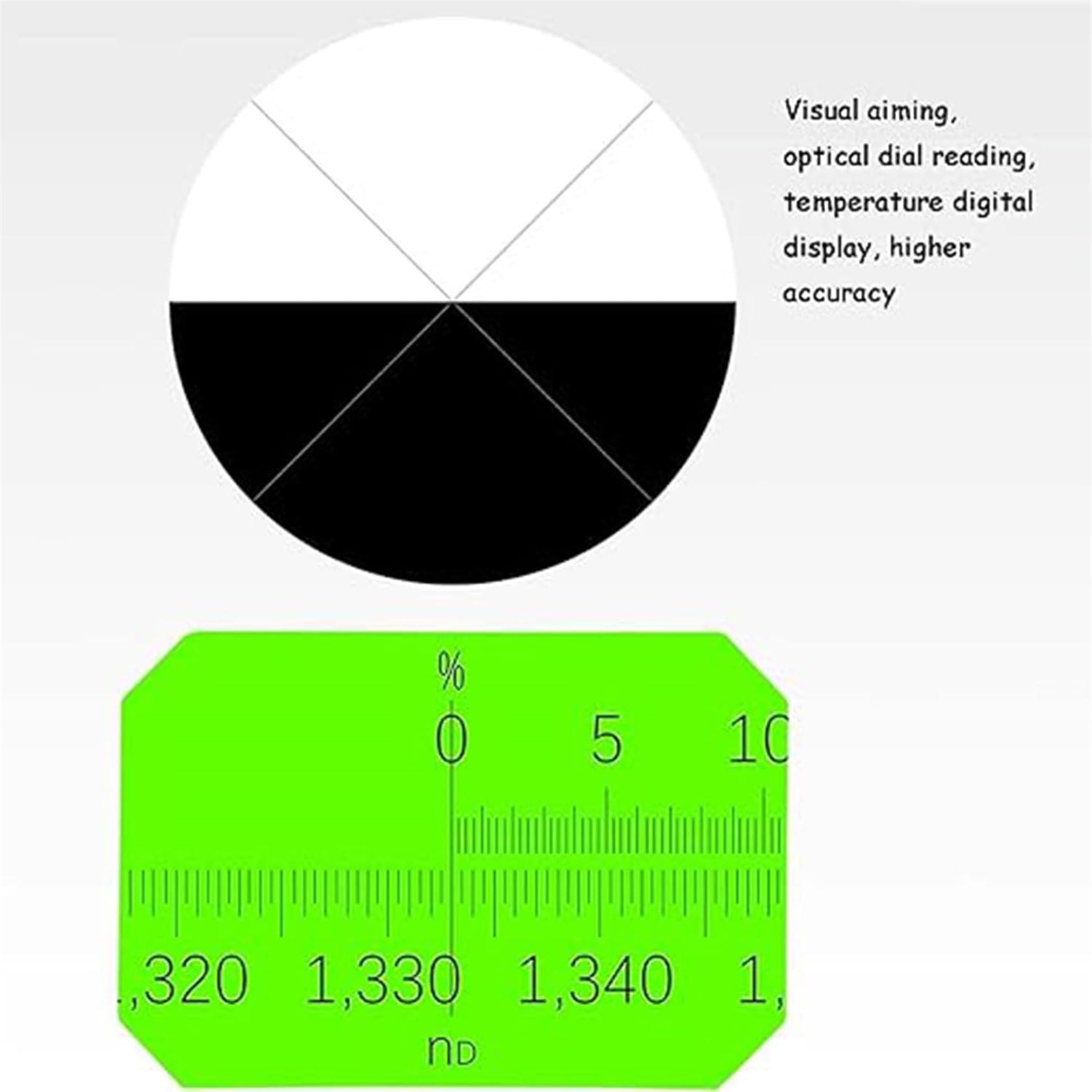 ZUMAHA RefractóMetro Abbe AutomáTico, RefractóMetro Digital Brix, íNdice De RefraccióN Nd 1,3-1,7, Brix 0-95%, Valor De DispersióN Promedio 0,0005, Equipo óPtico De Laboratorio