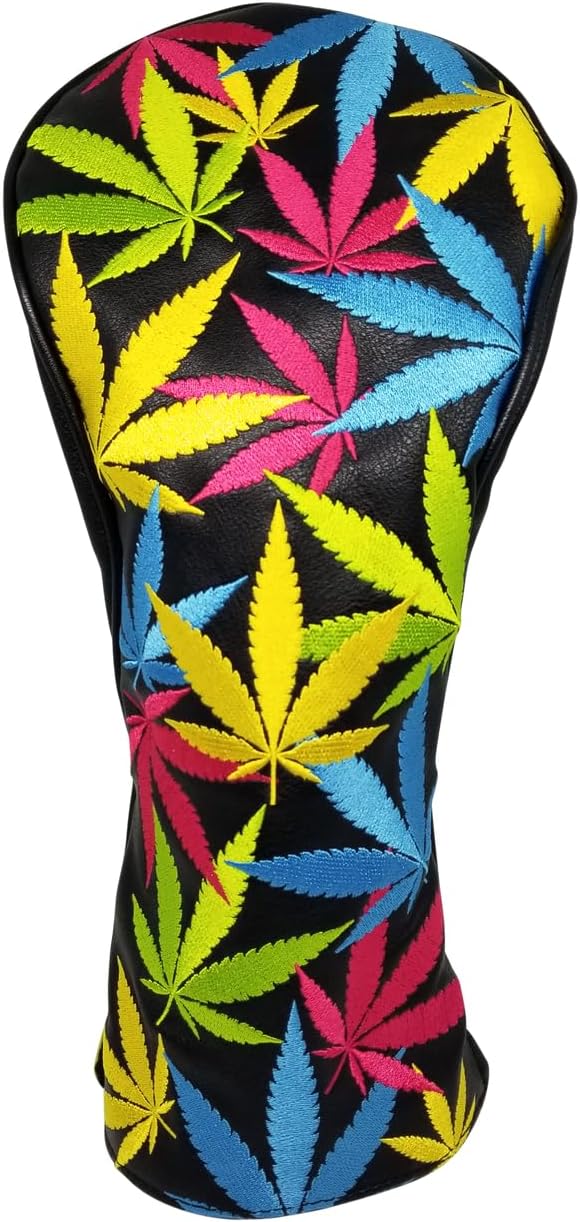 Weed All-Over Embroidered Driver Headcover by ReadyGOLF