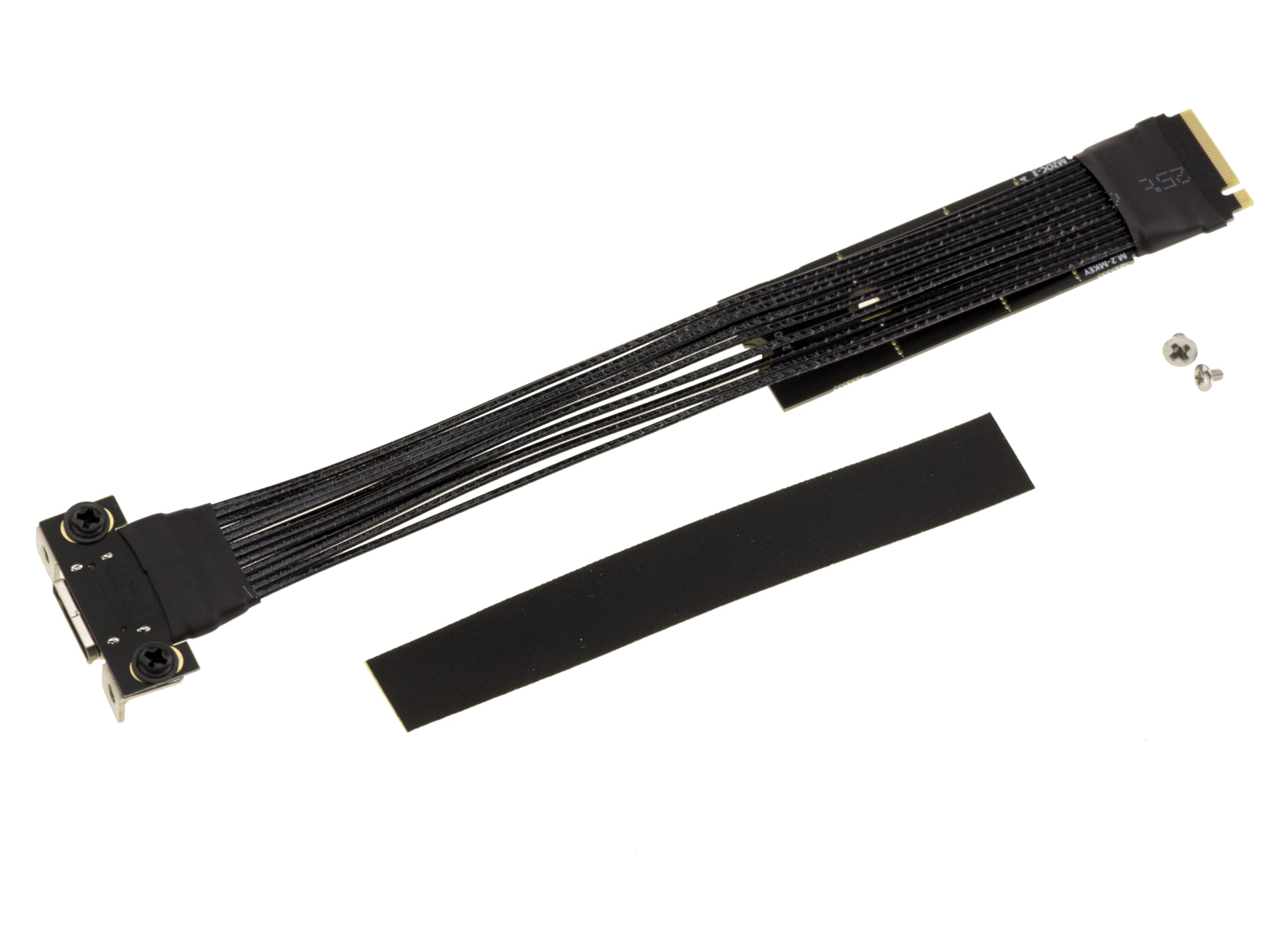 KALEA-INFORMATIQUE Adattatore per porta M2 NVMe M Key a Oculink SFF-8612 PCIe 4.0 compatibile con larghezza di banda di 64 GT/s
