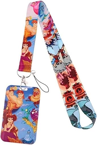 TCB Creations Hercules Cartoon Characters Lanyard Keychain ID Holder
