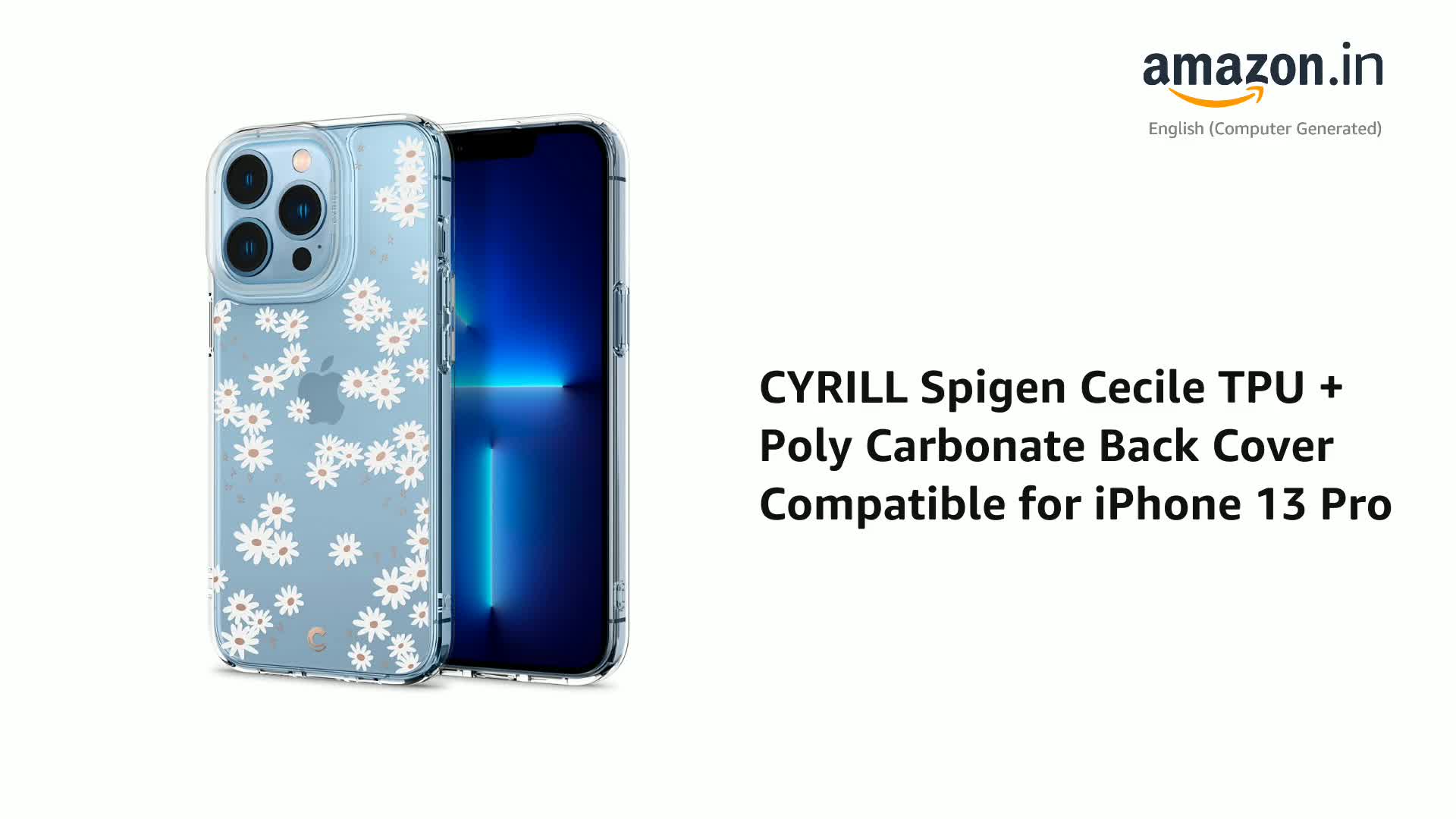 CYRILL Spigen Cecile TPU + Poly Carbonate Back Cover Compatible