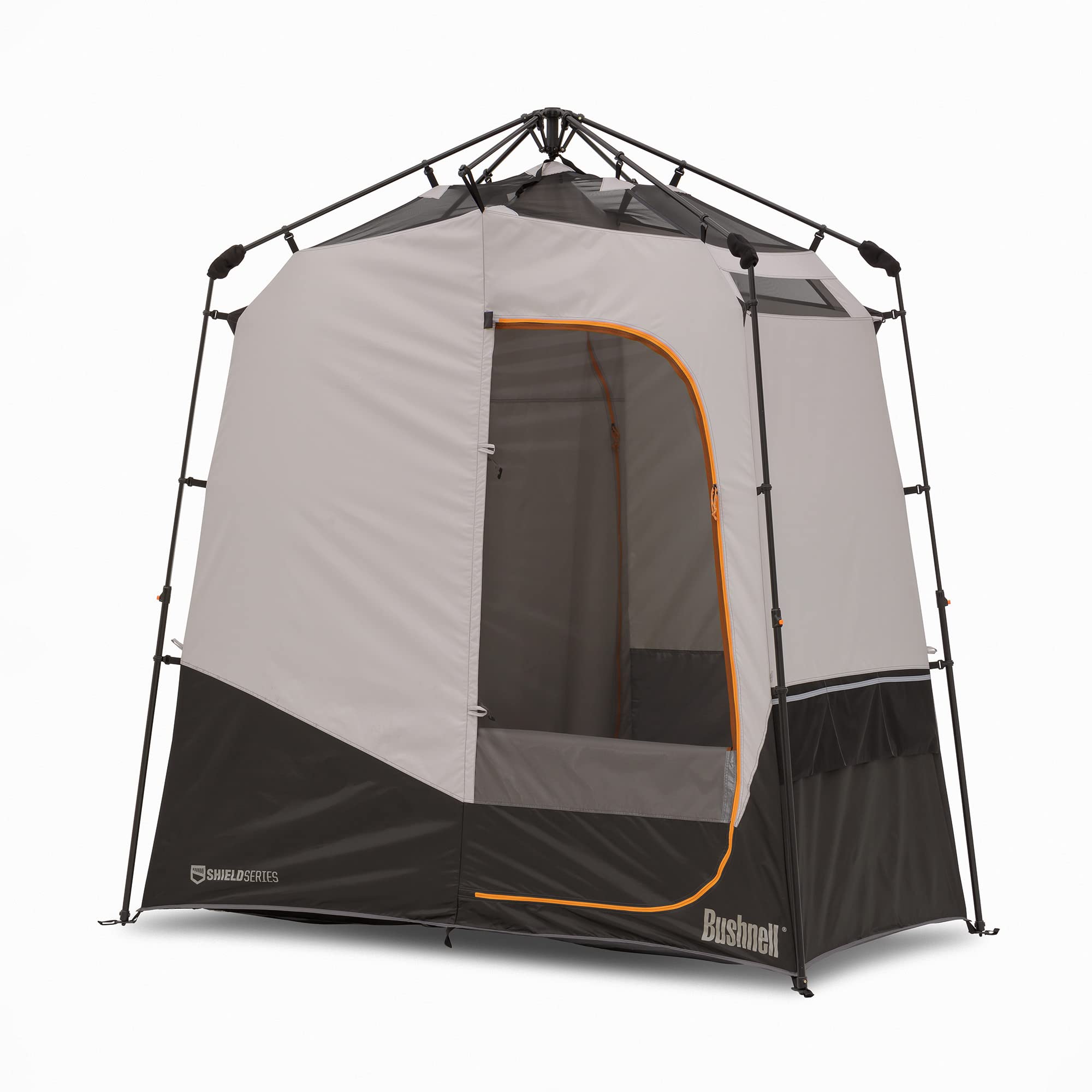 Bushnell Shower Tent with Instant Setup Technology | Shield Series 2 Room Shower Tent for Family Camping, Hunting, Hiking | Solar Water Reservoir Included