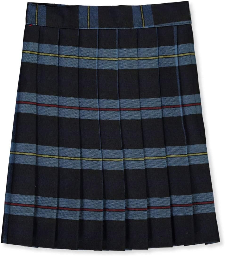 Cookie's Little Girls' Ruby Pleated Skirt (Sizes 2-6X) - Blue/Navy/Gold