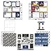 Scrapbook Customs Themed Paper and Stickers Scrapbook Kit, Navy Journal