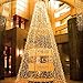 Ever Smart LED Curtain Lights Twinkle String White Lights 8 Modes New Version Fairy String Light for Christmas Party Wedding Patio Lawn Garden Decorative Lights (Warm White)