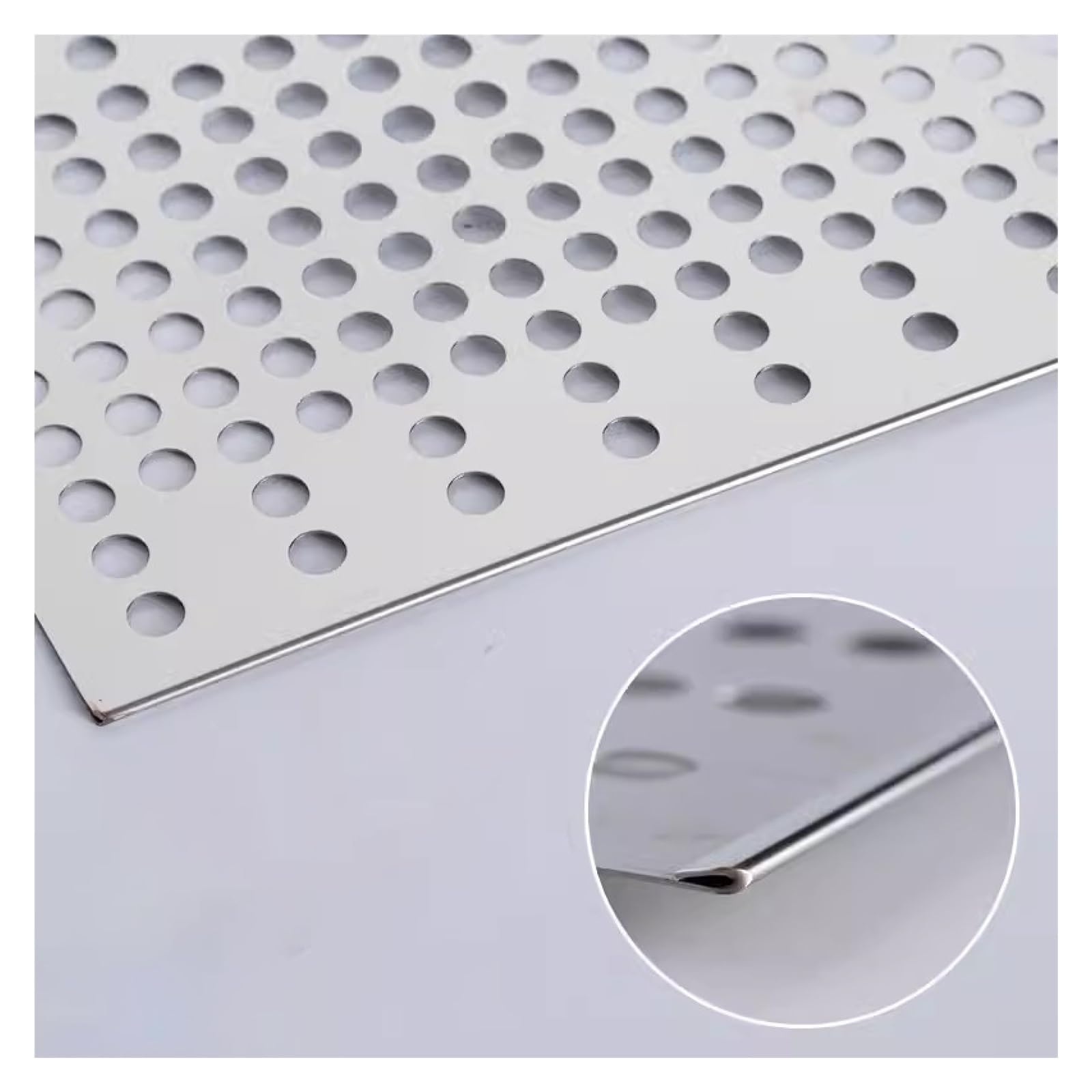 Plaque d'acier perforée de 1 mm pour grille et tôle étanche