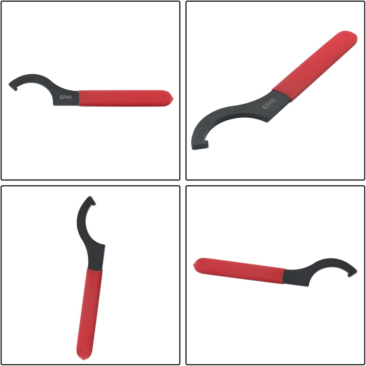 R8 Shank Er40 Collet Chuck 7/16''-20 Drawbar Thread With Chuck Wrench Cnc Tool Holder for Milling Machine Tool