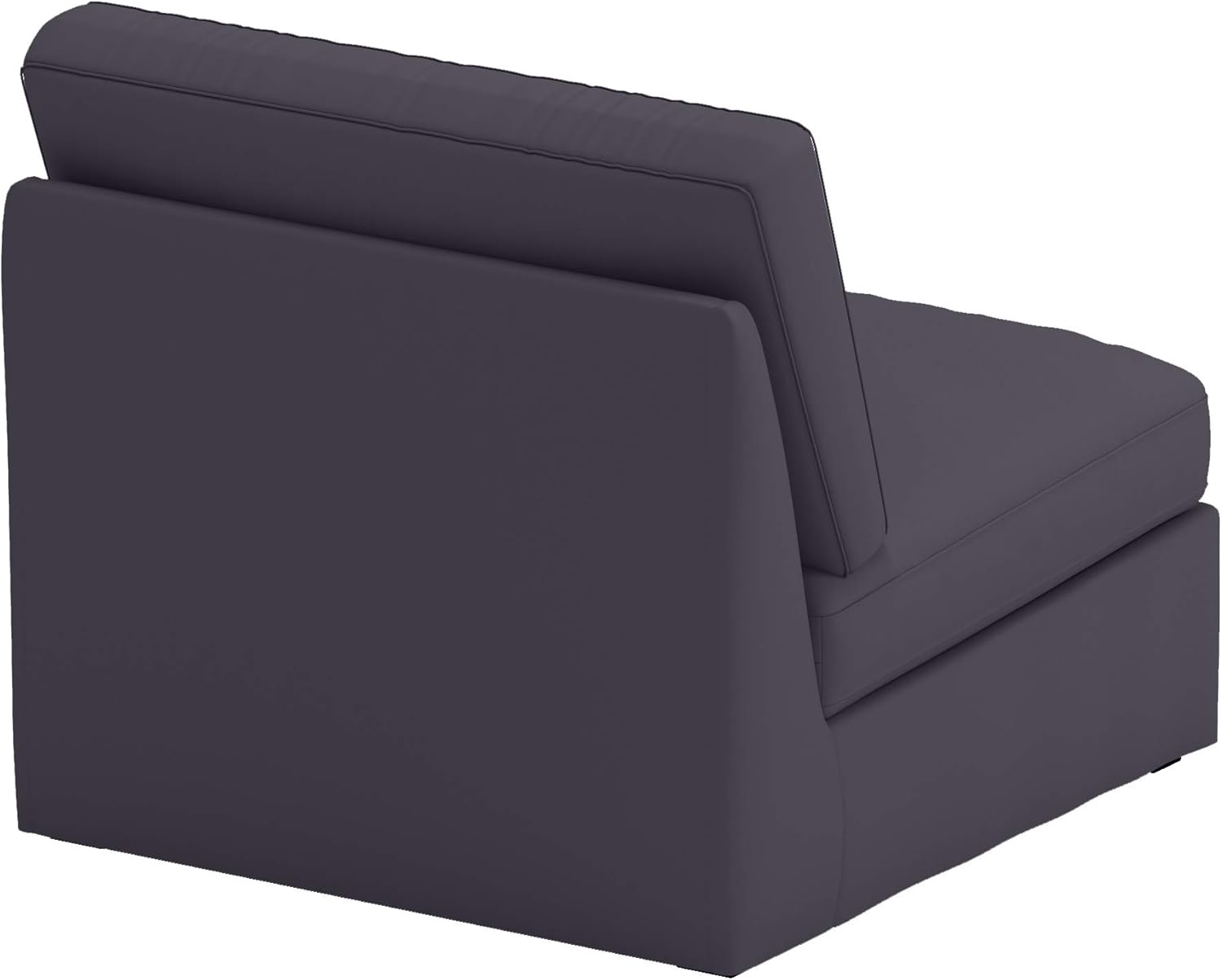 Cotton Kivik Chair 1 Seater Sofa Cover Replacement Compatible for IKEA Kivik Armchair Slipcover, Or One Seat Sofa Cover (Darker Gray)
