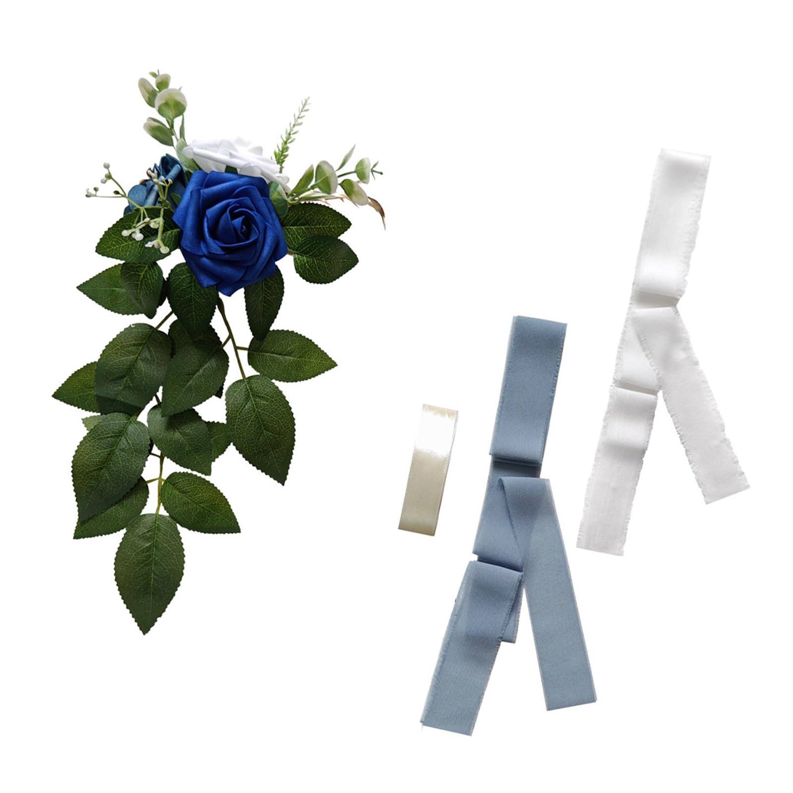 HDOYTXXM Artificial Flower for Wedding Chair Decoration Rose for Various Parties Outdoor Ceremony Layouts Props Outdoor Wedding Decoration Back