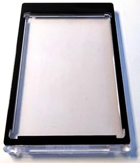 docsmagic.de 10 x Magnetic Card Holder Black Border 35 PT UV Safe - Magnet Kartenhalter