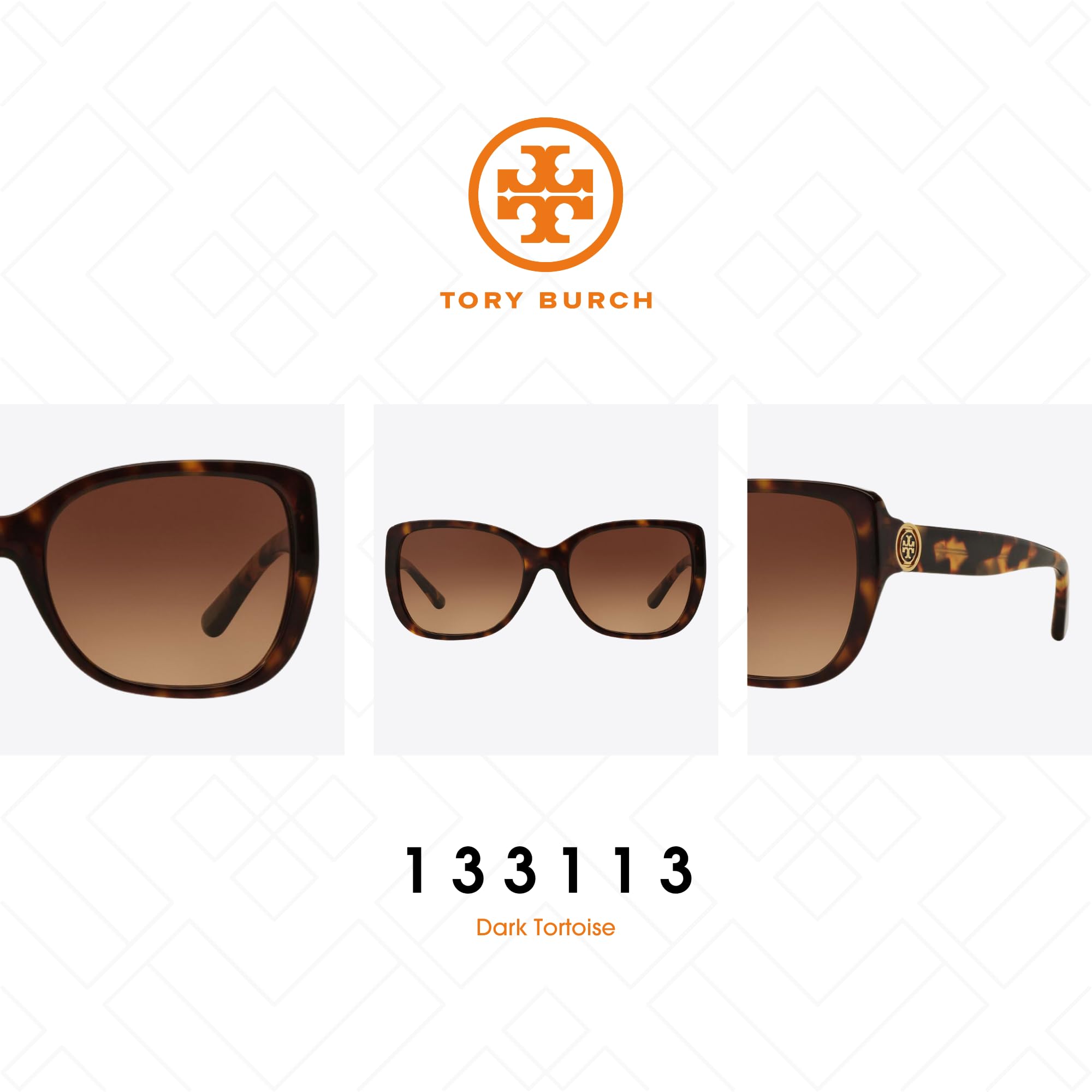 Tory Burch TY7086 133113 55M Dark Tortoise/Khaki Gradie | B2B