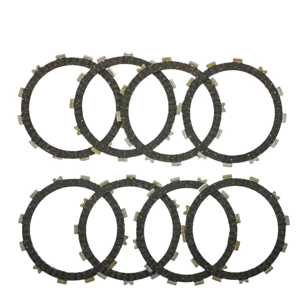 Discos De Fricción Y Acero Para Embrague 22321-KZ3-690 Compatible Con Honda CRF450R CRF450X R6 R7 R8 XRL TRX450R TRX700(Friction Plate 8pcs)