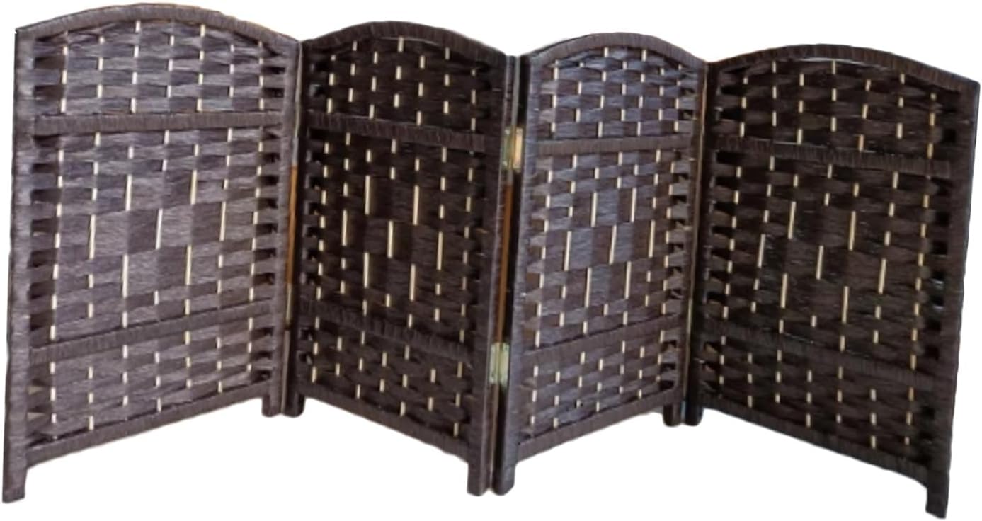 Amazon.com: Short Room Decorative Partitions,4 Panels Room Divider ...