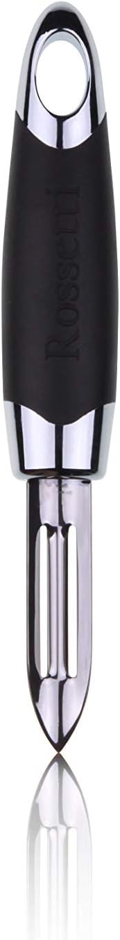 Rossetti® Stainless Steel Potato Peelers, Premium Stainless Steel Fruit & Vegetable Peeler, Sharp Edge Kitchen Utensil Tool & Gadget, Fruit Peeler & Vegetable Peeler, Tough Grip Soft Touch Handle