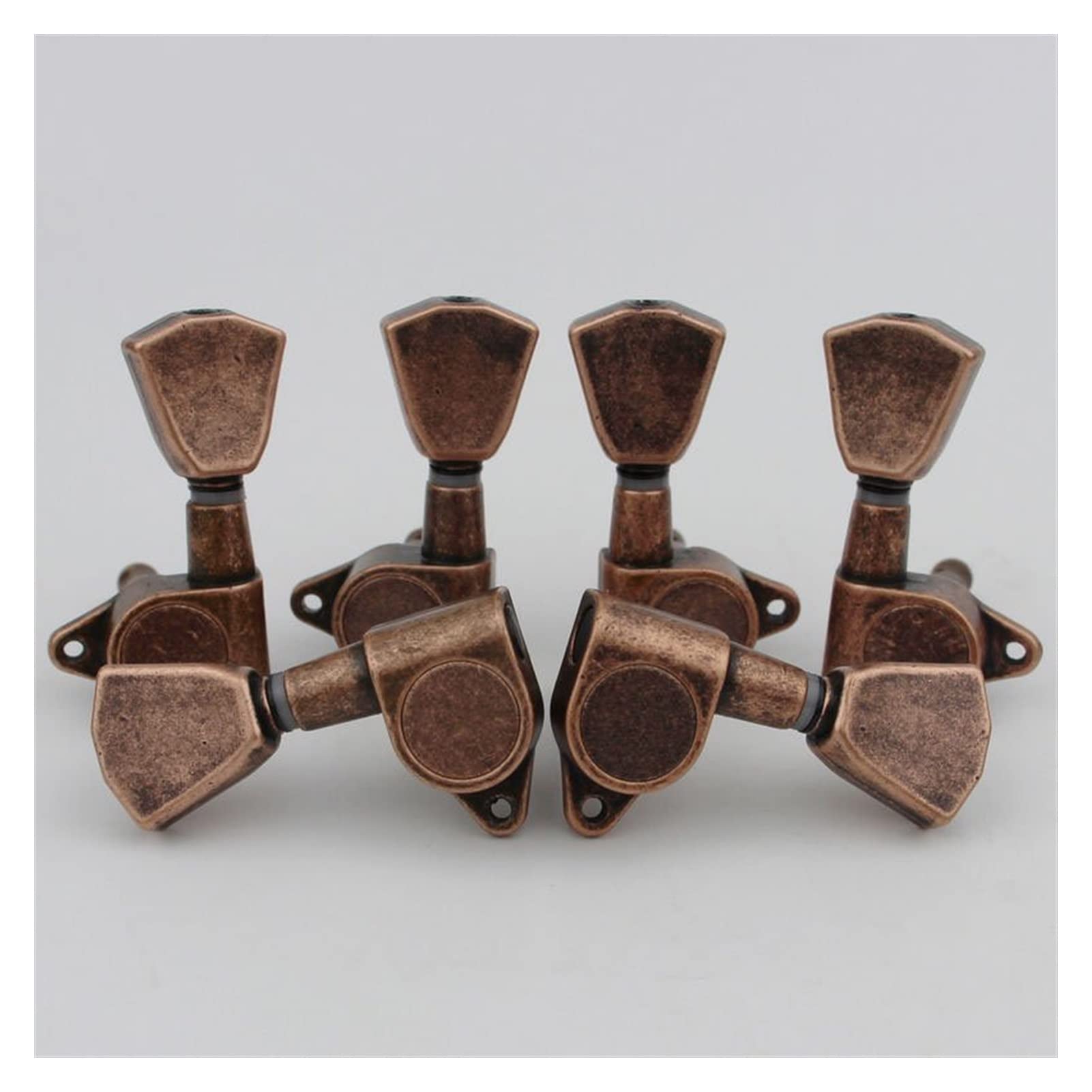 Stimmwirbel Gitarrensaiten 3L3R. Trapezium-Tuning-Schlüssel-PEG-Tuner Ersatz Für Elektrische Oder Akustische Gitarren Antike Bronze