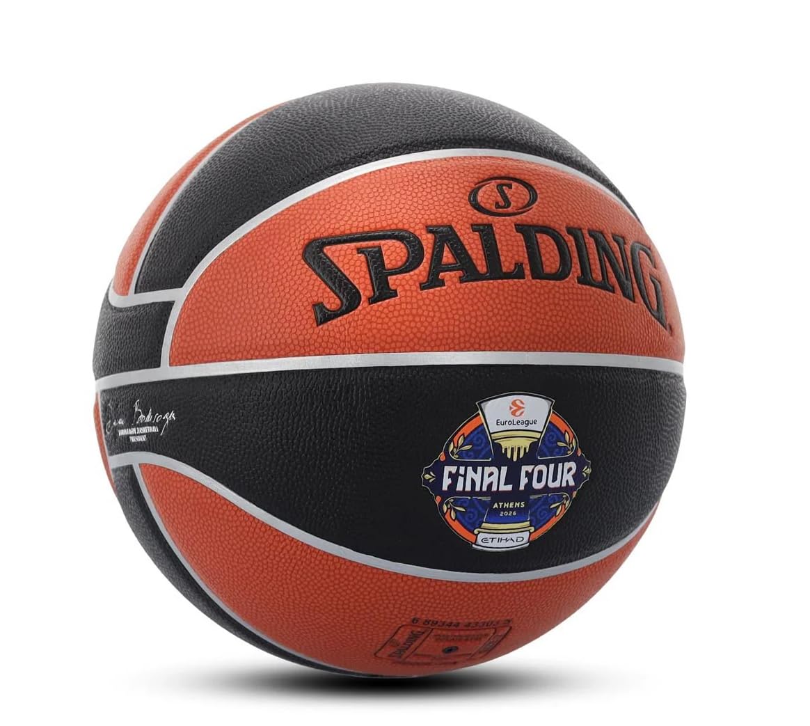 Spalding EUROLEAGUE FINAL Four Athen – OFFIZIELLER SPIELBALL Legacy TF-1000 Composite Indoor Basketball