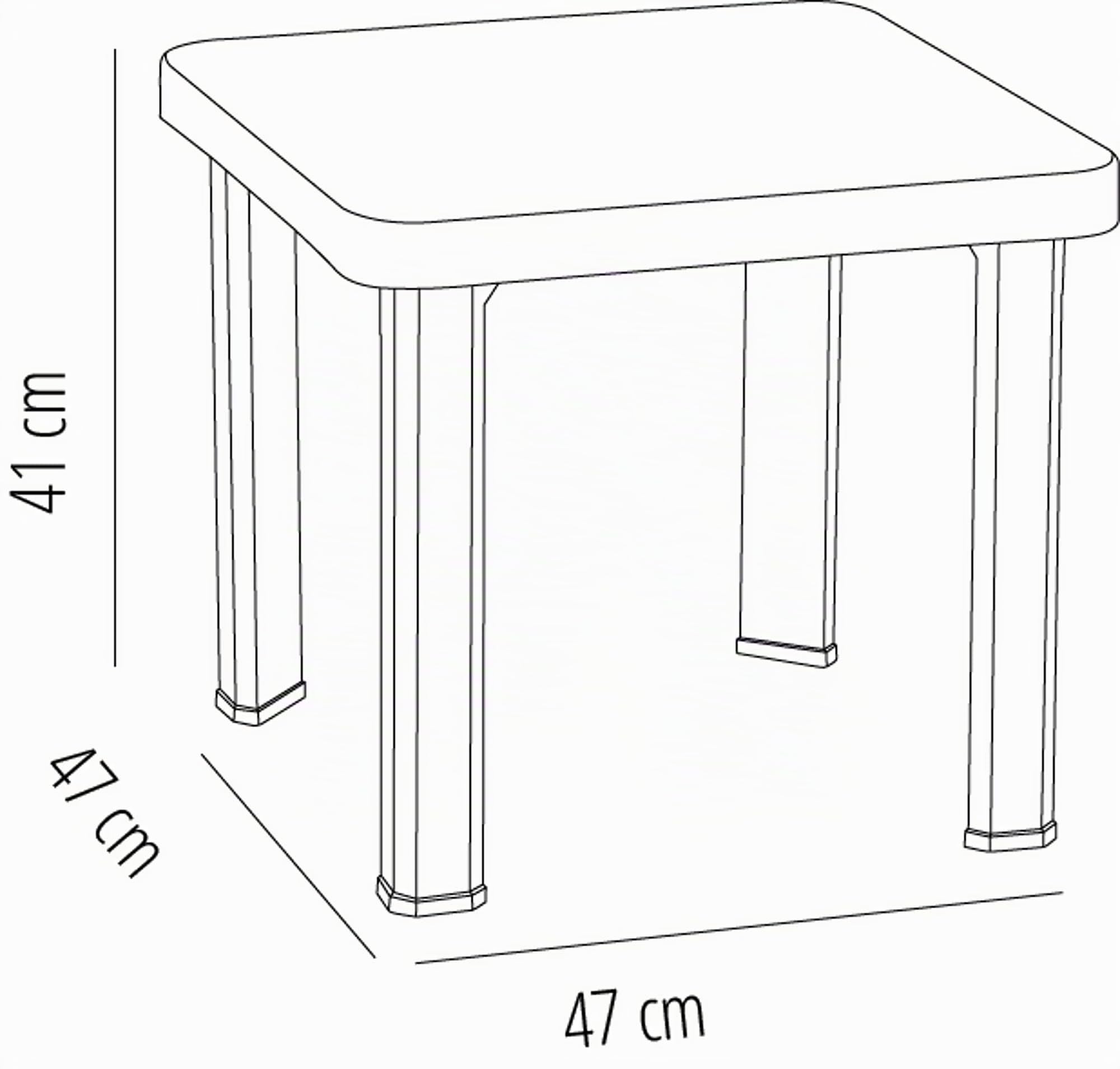 Resol garbar Master-Andorra Set 2+1 Tumbona-Mesa Auxiliar Exterior | jardín, terraza, balcón, Playa, Piscina | diseño, Ligero, apilable, reclinable, Ruedas, Posavasos | Antracita
