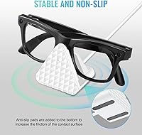 Vista 4 de Soporte de carga inteligente para lentes y cable compatible con Ray-Ban Meta Wayfarer Headliner Skyler, base de carga portátil USB-C para lentes
