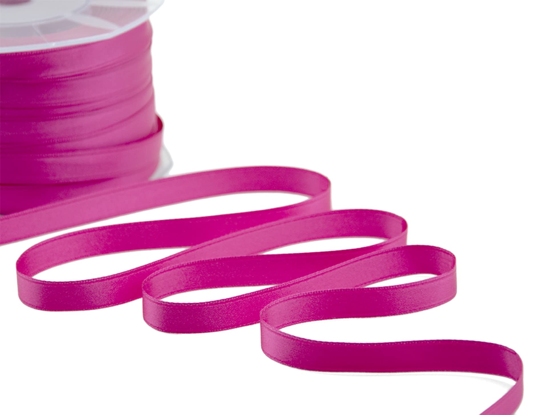 Furlanis Ribbon, Fuchsia Peony, 10 mm x 25 m
