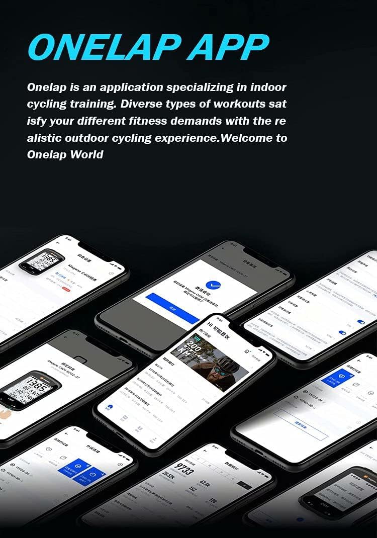 WDX- Rowerowy licznik kilometrów, zewnętrzny wielofunkcyjny rowerowy miernik kodu GPS, IPX6 Wodoodporny 2,5 cala Rowerowy licznik kilometrów Pomiar prędkości (Color : Nero)