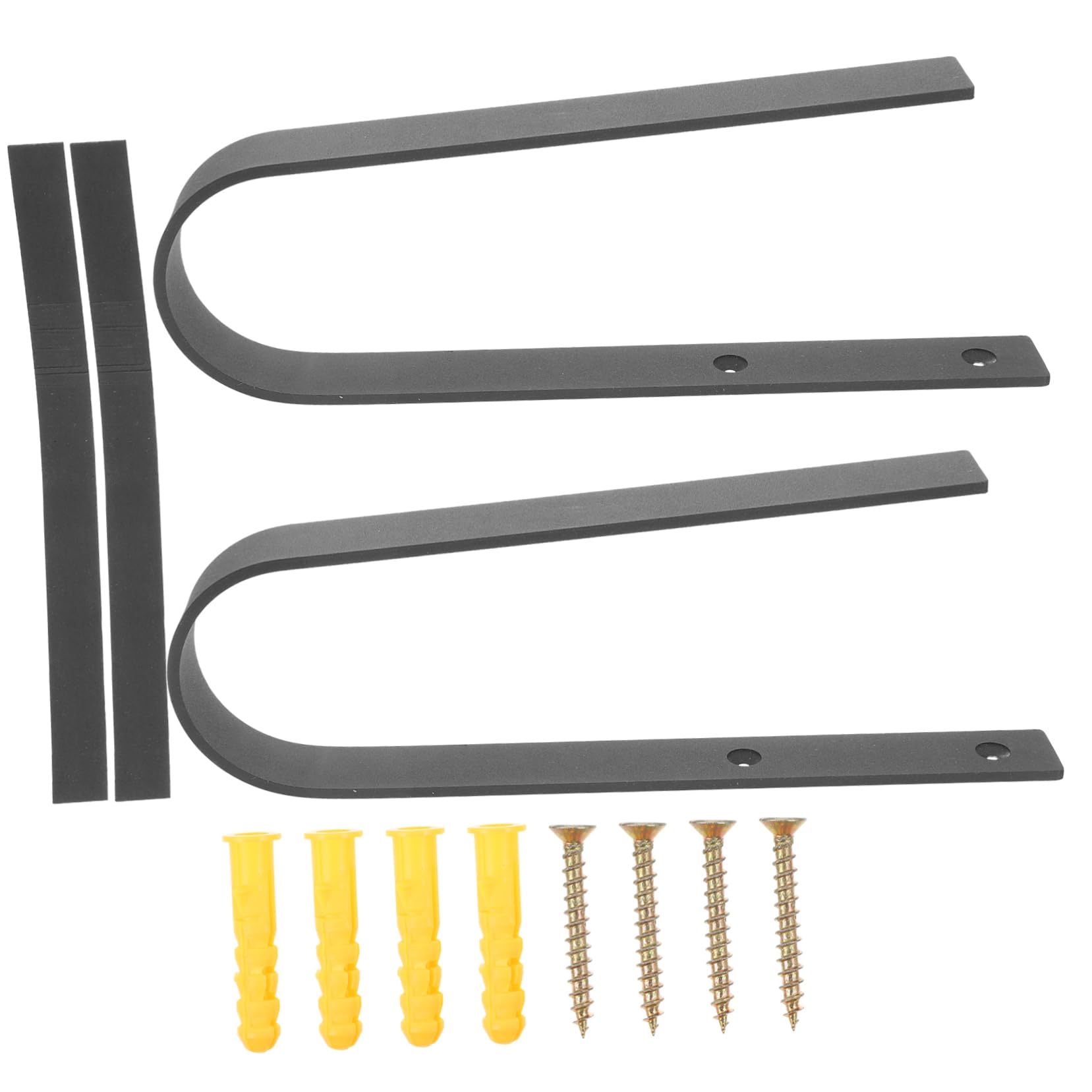 TOPBATHY Support Mural pour Skis et Skateboard Crochet Métallique Robuste pour Garage Cintre de Rangement pour Snowboard et Autres Objets
