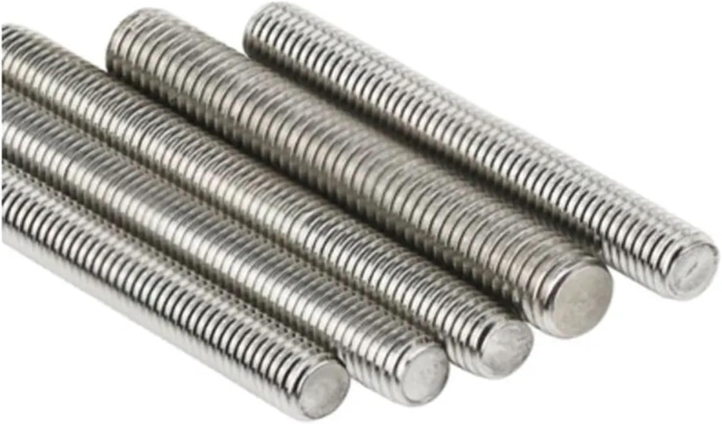 Fully Threaded Rod， M2 .5 M3 M4 m5 m6 m8 m10 Stainless Steel Full Thread Rod 20mm to 250mm