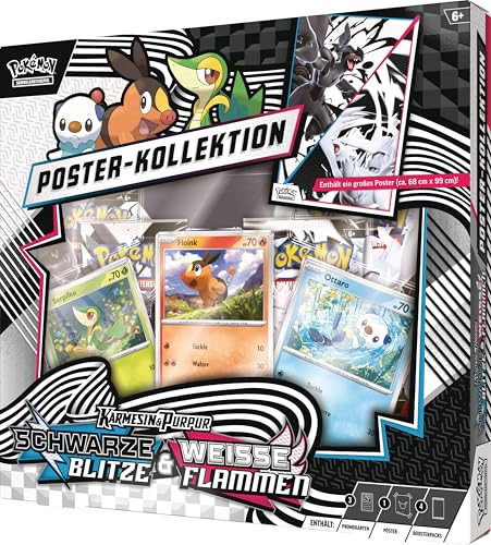 Pokémon-Sammelkartenspiel: Poster-Kollektion Einall (3 holografische Promokarten & 4 Boosterpacks) – Bild 4