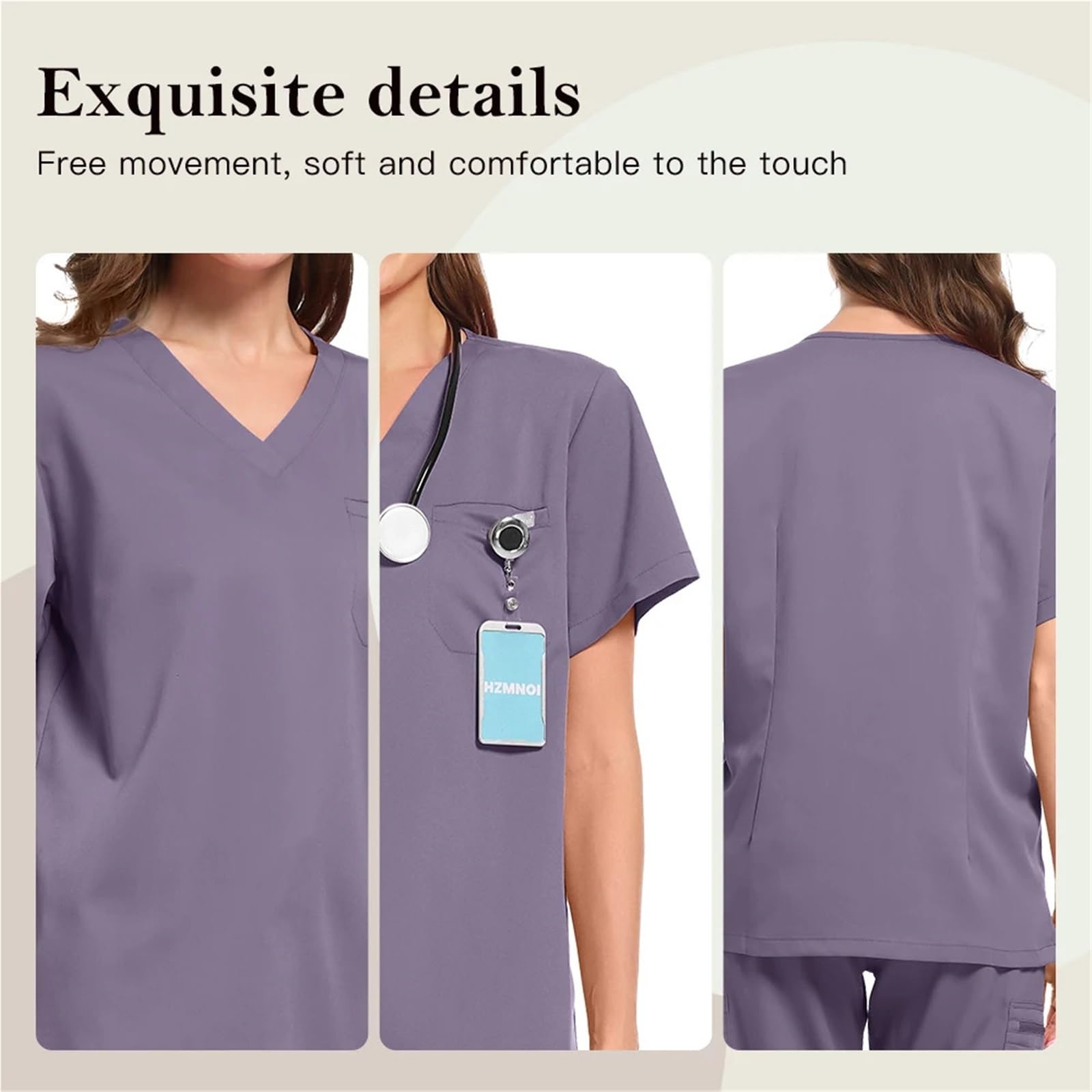 Uniformes Medicos Dentista Infermiera Abiti da lavoro Donna Assistenza medica Uniforme Scrub Uniformi Set di indumenti Per Uso Ospedaliero