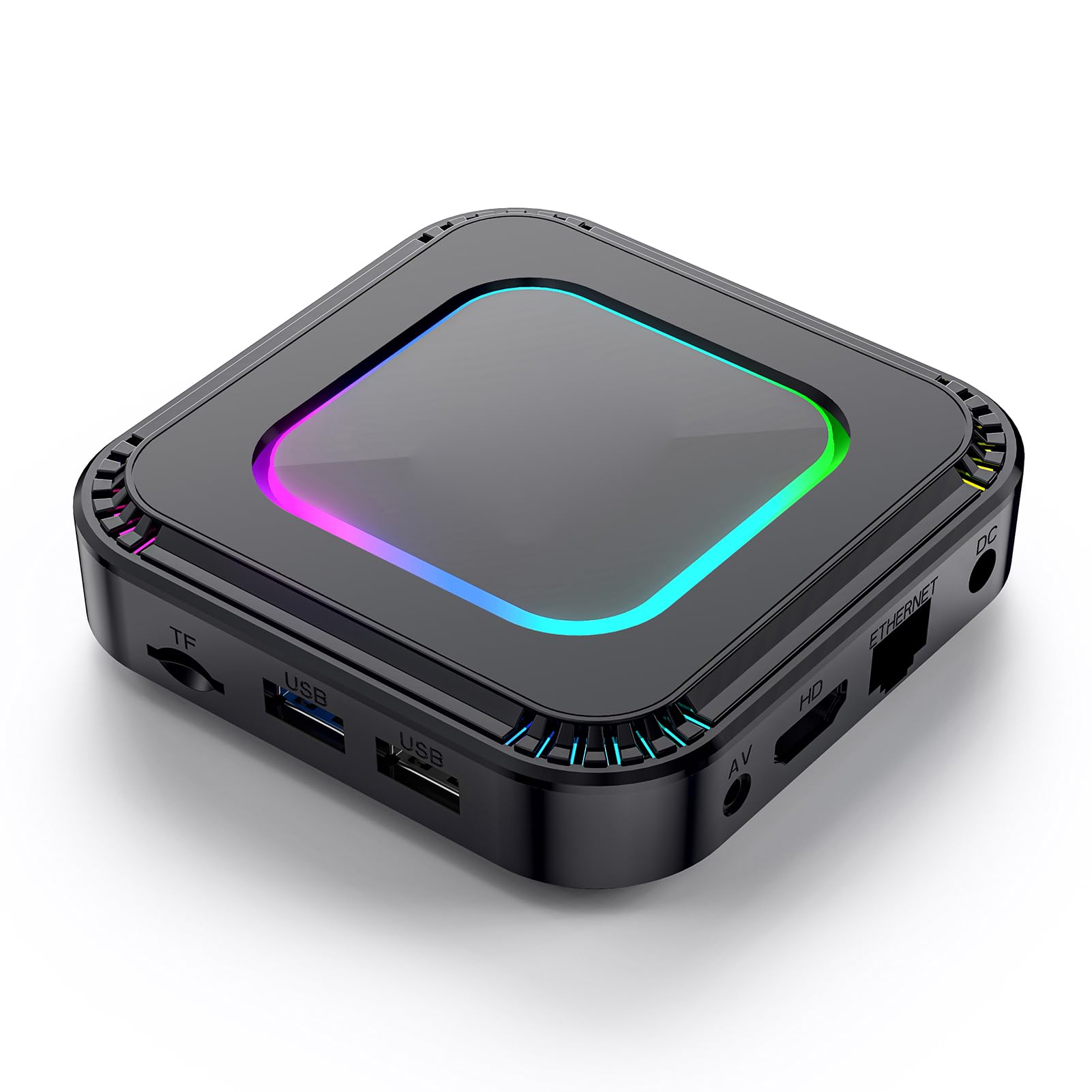 Luocute Caja de TV 13.0, Reproductor Multimedia 4GB RAM 64GB ROM, for Hogar y Entretenimiento (Enchufe de la UE 4+128G)