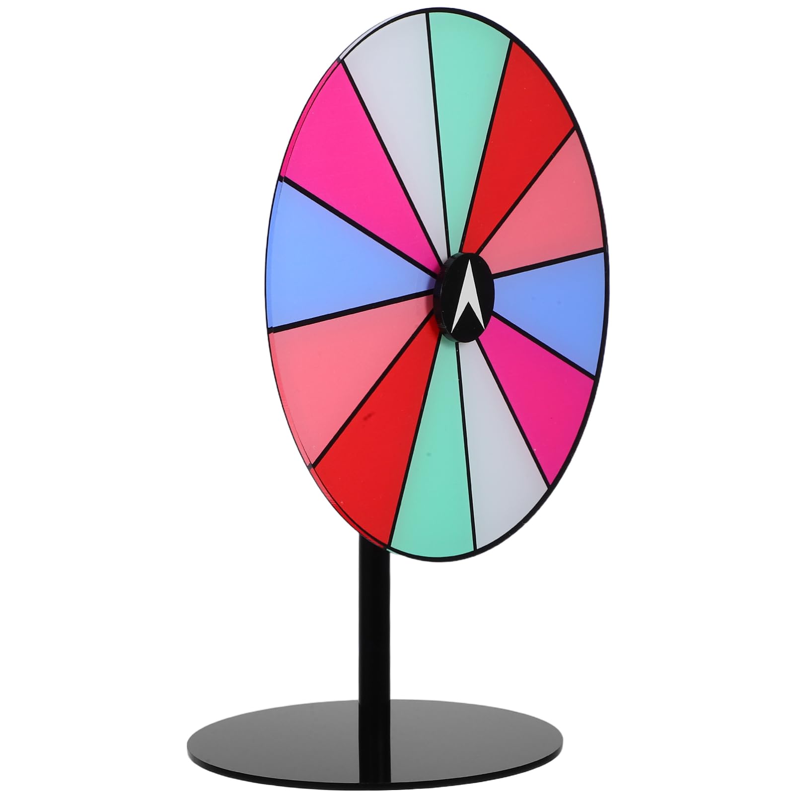 Toddmomy DIY Prize Wheel Rotating Game Wheel for Tabletop Fun for Parties Raffles and Events User Friendly Assembly with Stable Base for Interactive Celebrations
