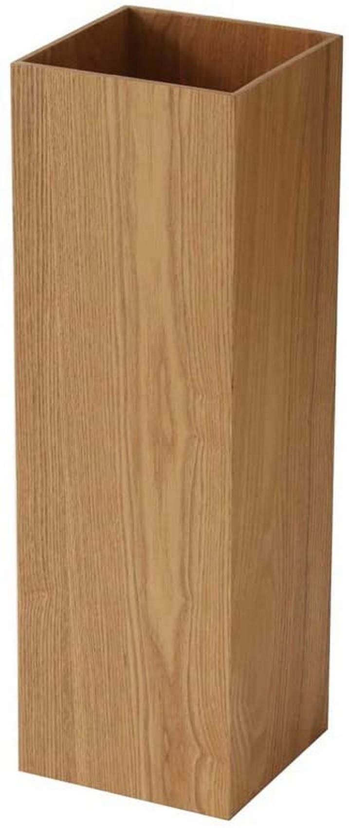 GHHVFEC Wooden Square Umbrella Stand Organizer Rack for Entryway Free Standing Walking Stick Storage Bin Holder