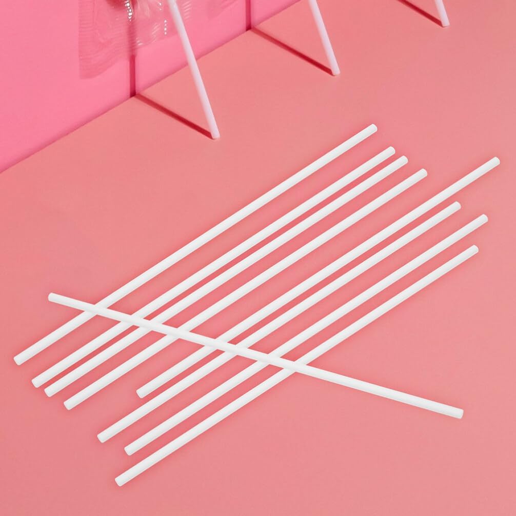 VOSAREA 300pcs Paper Lollipop Sticks Candy Sticks for Crafts and Treats Multi-functional Safe and Smooth for Cake and Desserts